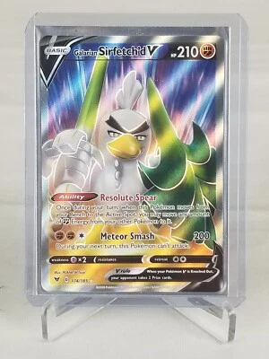 Galarian Sirfetchd V Foil #174 Pokemon Card 2020 - Image 1 of 4