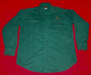 Camisa de caza de colección America's Pride piel de ciervo para hombre XL alta manga larga botón Buck - Imagen 1 de 5
