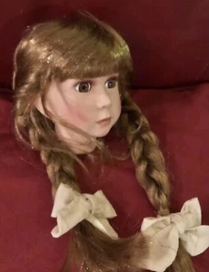 Puppenperücke Bärbel KU 30 cm für P. 50 cm, blond - Bild 1 von 3