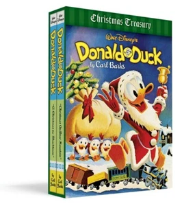 DONALD DUCK CHRISTMAS TREASURY HARDCOVER BOX SET Walt Disney Carl Barks Comics - Picture 1 of 1