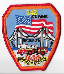 New York Fire Department (FDNY) Engine 242 Brooklyn Patch V2 - Picture 1 of 2