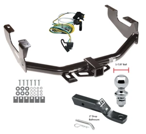 Enganche de remolque para 97-03 F150 04 Heritage Flareside 00-03 cableado SuperCrew + bola - Imagen 1 de 7