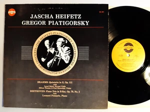 LP Brahms / Beethoven, Jascha Heifetz, Gregor Piatigorsky – Quintette -  NM - Imagen 1 de 6