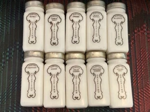 Griffith’s Milk Glass Spice Jar Silver Lid Choose Your Replacement Jar - Picture 1 of 22