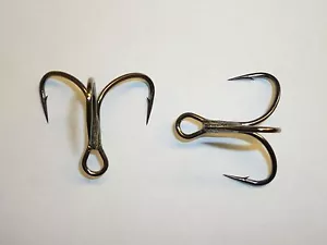 100 Mustad KVD-Elite TG76NP-BN Short-Shank 1X Triple-Grip (Size 2/0) UltraPoint - Picture 1 of 6