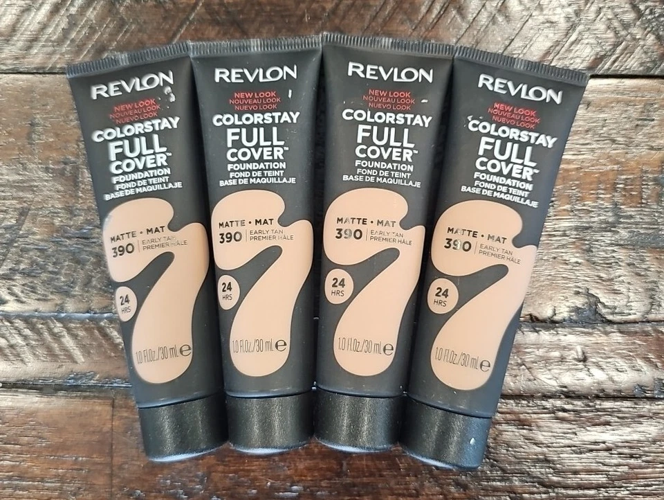 (4) Revlon Colorstay Full Cover Matte Foundation #390 Early Tan 1.0 fl oz - Image 1 of 1