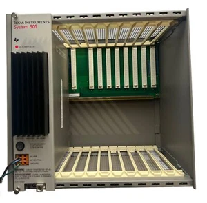 CHASIS SIEMENS LR64027 SIMATIC 505 CON PLACA DE CIRCUITO 505-6508 8 RANURAS PLC RACK - Imagen 1 de 6