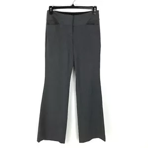 Express Editor Bootcut Vestito Pantalone Donna Taglia 4R Grigio Elasticizzato Tasche Carriera - Foto 1 di 12
