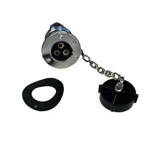 Waterproof Electrical 5 Amp 3 Pin Plug and Socket Deck Connector - Picture 1 of 1