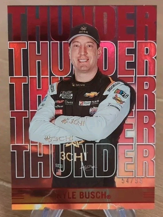 2023 Chronicles Thunder Insert Red 54/99 Kyle Busch - Image 1 of 1