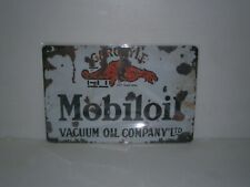 MOMS7 MOBIL OIL  Metal Sign New 30 cm W X 20 cm H