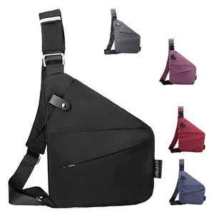 Bandolera bandolera debajo de la chaqueta bolsa de almacenamiento antirrobo bolsa de viaje de seguridad - Imagen 1 de 22