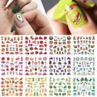 Aquatic Food Pattern Nail Art Stickers  Nail Salon