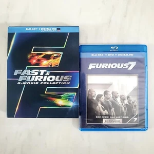 Fast & Furious Blu-Ray 7-Pack - 6- Movie Collection + 7 ( First 7 Movies ) - Picture 1 of 3