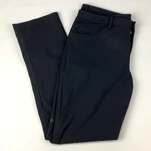 Lululemon Mens ABC Pant Slim Warpstreme Pants Size 38 Black - Picture 1 of 9