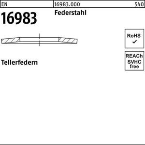 Tellerfeder EN 16983 70 x30,5x2,5 Federstahl