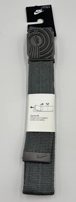 耐克 Dunk Web 皮带高尔夫灰色切工适合-最大 42 码全新 — 第 1/4 张图片