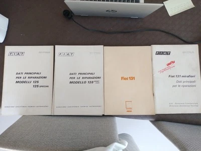 FIAT 125 - 125 SPECIAL 128 Sport coupé 131 Manuali officina dati per le riparaz - Immagine 1 di 4