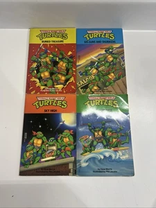 Lot of 4 VINTAGE 90's TMNT Teenage Mutant Ninja Turtles Chapter Paperbacks - Picture 1 of 5