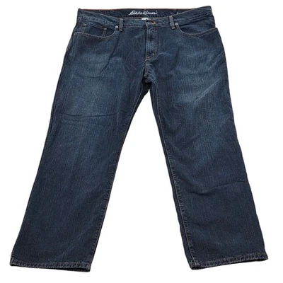 Eddie Bauer Fleece-Lined Relaxed Fit Blue Denim Jeans Men's 42x30 - Image 1 of 4