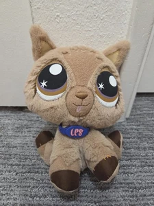 Littlest Pet Shop Tan German Shepherd Plush 10" Long LPS Hasbro 2007 Y2k Cute - Foto 1 di 3