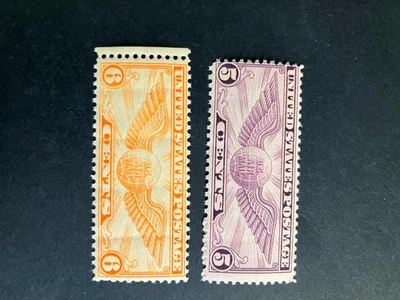 US Airmail, C16, C19, Mint Not Hinged, CV=$12.00 - Image 1 of 2