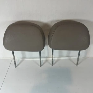2003-2006 Ford Expedition Rear Second Row Headrest Set Tan Leather OEM - Bild 1 von 13
