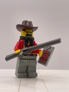 Lego Western Cowboys Bandit 2 Flatfoot Thomson Prairie Pete ww008 6755 6761 6799 - Foto 1 di 5