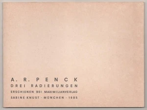 A R PENCK / A.R PENCK DREI RADIERUNGEN 1st Edition 1985 #184264 - Picture 1 of 1