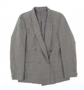 Coaster Classics Grey Double-Breasted Men's Blazer 34 - Picture 1 of 12