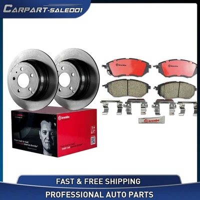 For 2005-2011 Subaru Legacy Brembo Front Disc Brake Pad Set Disc Brake Rotor - Image 1 of 4