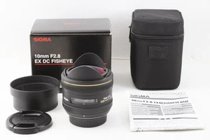 SIGMA Sigma 10mm F2.8 EX DC FISHEYE HSM Nikon Fisheye Lens/Original Box, Case A5 - Picture 1 of 7