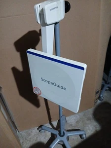 Olympus Scopeguide MAJ-1868 Receiver Dish , Arm, Rolling Stand - Picture 1 of 13