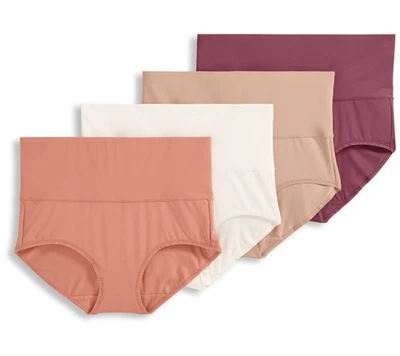 Jockey 女式内裤 S 码平滑内裤棕褐色/米色 A596556 — 第 1/4 张图片