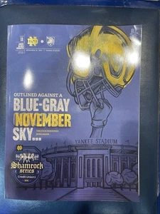 Notre Dame versus Armee Kleeblatt Serie im Yankee Stadium Programm - Bild 1 von 3