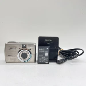 Pentax Optio 330 Digital Camera 3.2MP Tested Working From Japan - Picture 1 of 17