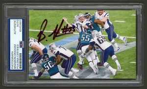 Brandon Graham Signed Photo (PSA) Tom Brady Super Bowl Strip Sack Eagles Auto - Picture 1 of 2