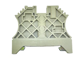 Weidmueller WEW 35/2 1061200000 Din Rail Mount Terminal Block End Clamp Bracket - Picture 1 of 9