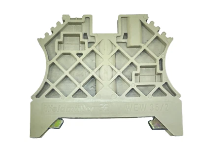 Weidmueller WEW 35/2 1061200000 Din Rail Mount Terminal Block End Clamp Bracket - Image 1 of 4