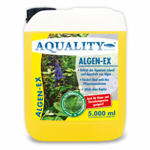 (6,00€/l) AQUALITY AlgenEx 5000 ml gegen Algen im Aquarium! Algenvernichter