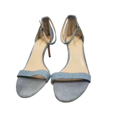 ENZO ANGIOLINI Ahmber Sandals Size 10 m Denim Blue Open toe Good - Image 1 of 4