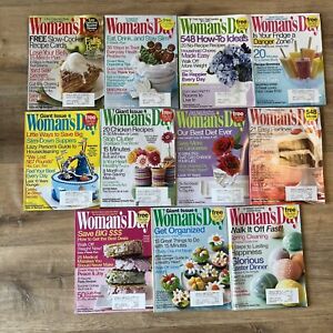 Vintage Lot Of Back Issues Of Woman's Day Magazines 1-2005, 6-2006,& 4-2007