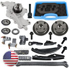 Timing Chain Kit Water Pump Cam Gear Tool For Ford Lincoln Taurus Flex MKT 3.5L
