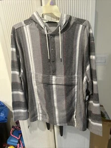 No Boundaries Baja Beach Hoodie Men's XXL Multicolor Front Pouch EUC B17 - Picture 1 of 7