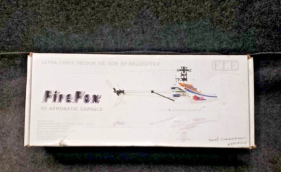 FIREFOX  RC HELICOPTER (ARTF) factory assembled  (WHITE) NEW (CAB1S3) - Image 1 of 4