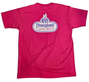 Vintage Disneyland GAMES Shirt 35 Years Pink Gaming Adult XL T-Shirt RARE 1990 - Picture 1 of 8