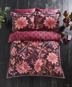 Joe Browns Home Luxurious Reversible Boho Floral 200TC Cotton Sateen Duvet and - Picture 1 of 4