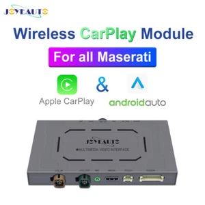 For Dodge/Maserati Wireless Apple CarPlay Android Auto Mirror Siri Navigation US - Picture 1 of 9