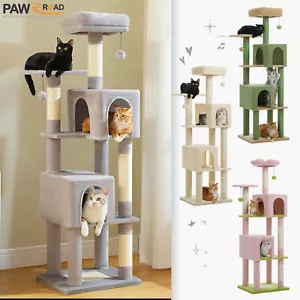 PAWZ Road 157cm Cat Tree Tower Scratching Post Scratcher Condo House Furniture - Picture 1 of 48