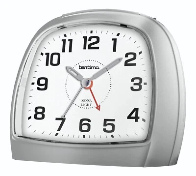 Acctim Sensa-Light Three Analogue Alarm Clock Non Ticking Sweep Smartlite Quartz - Image 1 of 3